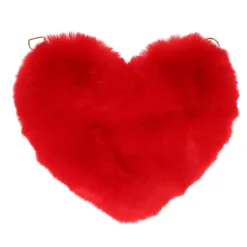 Tas hart fluffy rood