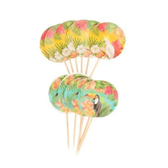 Tropical cocktailprikkers