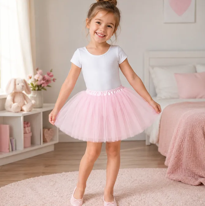 Tutu lichtroze one size