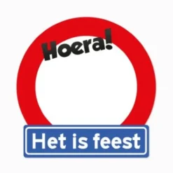 Verkeersbord blanco rood/wit