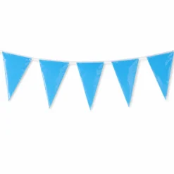 Vlaggenlijn Blauw - 10m (20 vlaggen)