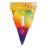 Vlaggenlijn regenboog 1 jaar - 6m (15 vlaggen)