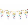 Vlaggenlijn Sterren 10 jaar - 6m (15 vlaggen)