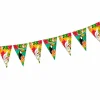 Vlaggenlijn tropical oranje/groen - 10m