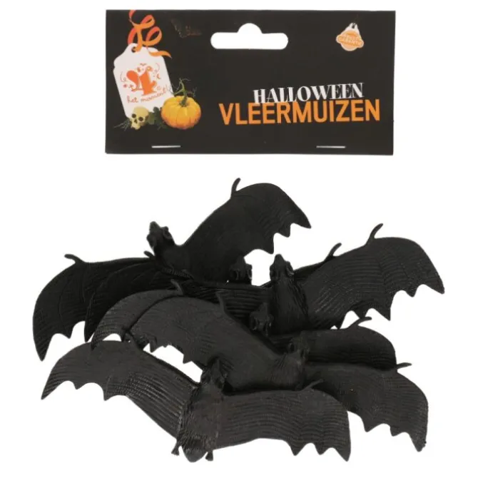 Vleermuizen Halloween zwart