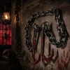 Vleeshaak Halloween decoratie grijs