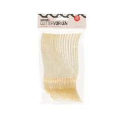 Vorken plastic glitter 20 stuks