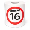 WC rol 16 jaar verkeersbord