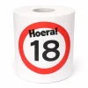 WC rol 18 jaar verkeersbord