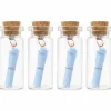 Wensflesjes Geboorte blauw 4St