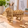 Wooden 3D Puzzle Lion