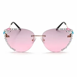 Zonnebril Zonnebril Glitter Roze #495